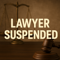 SULLIVAN COUNTY LAWYER SUSPENDED